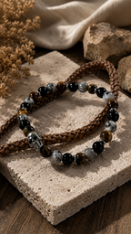 Lignaris Skull Stone Bracelet