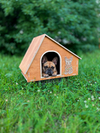 Modern Wooden  Pet House – Frenchie Edition  | Lignaris