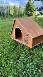 Modern Wooden  Pet House – Frenchie Edition  | Lignaris