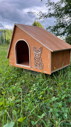 Modern Wooden  Pet House – Frenchie Edition  | Lignaris