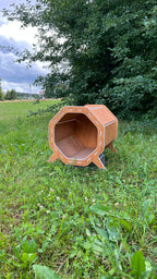 Designer Wooden Pet House “Modern Barrel” | Lignaris
