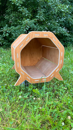Designer Wooden Pet House “Modern Barrel” | Lignaris