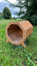 Designer Wooden Pet House “Modern Barrel” | Lignaris