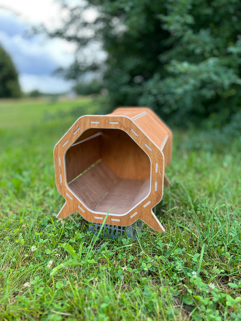 Designer Wooden Pet House “Modern Barrel” | Lignaris