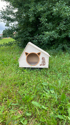 Modern Wooden Cat House | Lignaris
